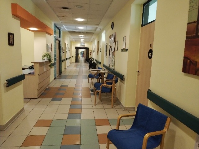 Kalocsa Szociális Szakápolási Központ folyosó